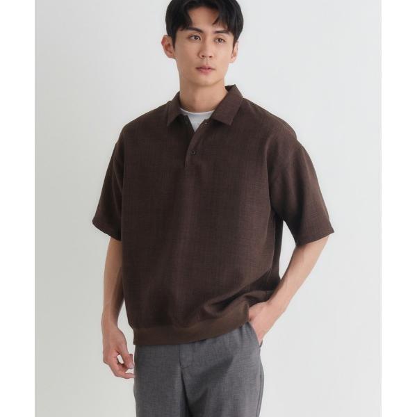 tシャツ BACK NUMBER(バックナンバー)リネンライクポロシャツ メンズ