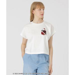 tシャツ 「ハローキティコラボ」ポケットTシャツ レディース