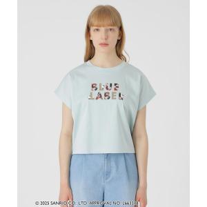 tシャツ 「ハローキティコラボ」ロゴグラフィックTシャツ レディース
