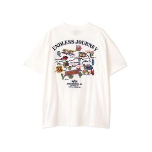 tシャツ 「日本限定」Alpha Industries/アルファ インダストリーズ/ENDLESS JOURNEY T‐SHIRT/エンドレス ジャーニー Tシャツ メンズ レディース
