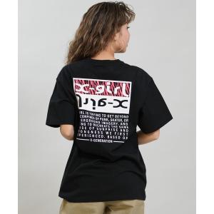 tシャツ X-GIRL/エックスガール 半袖 Tシャツ バックプリント 105262011041 レディース