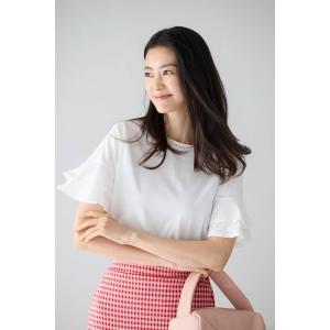 tシャツ ティアードスリーブカットソー レディース