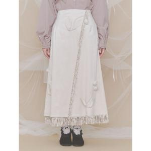 merry jenny（メリージェニー） スカート pleats apron layered skirt