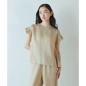 ブラウス シャツ 「LOURMARIN」フリルスリーブブラウス レディース