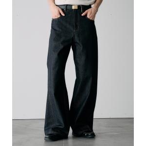ジーンズ SLIM FIT CURVED RIGIT DENIM / スリムフィットカーブデザインリジットデニム メンズ レディース