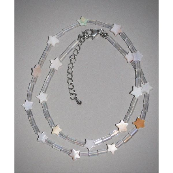 ネックレス 「 select 」star shaped shell necklace / パステルほ...