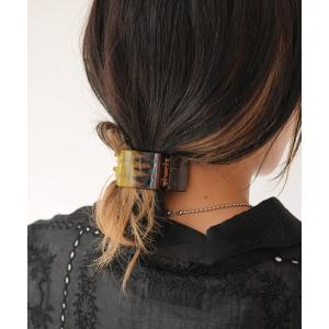 ヘアクリップ 「 Port / ポート 」 コントラスト スクエア ミニ ヘアクリップ #｜ZOZOTOWN Yahoo!店