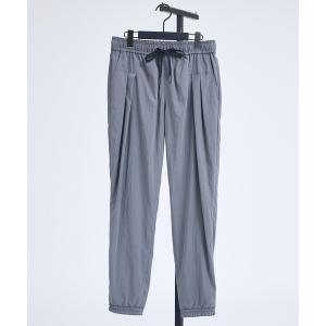 パンツ 「セットアップ対応」セルロース ナイロン 2タック パンツ メンズ レディース