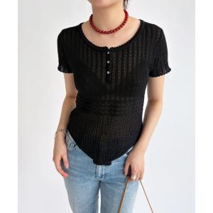 ニット セーター 「NOHRA for LULU」cotton knit leotard レディース