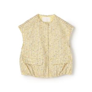 TOMORROWLAND collection ベスト ジレ トリコロールシェパード フロン