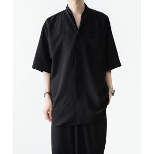 シャツ DRAPE COLLAR SHIRT メンズ