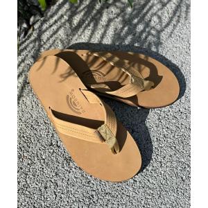 サンダル 「RAINBOW SANDALS」SINGLE LAYER PREMIER LEATHER メンズ