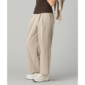 uvカット ワイドパンツ パンツ UVケアタフタワイドパンツ レディース