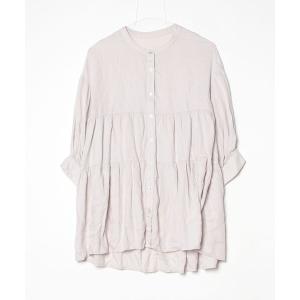 「COTORICA」 長袖ブラウス FREE グレー レディース