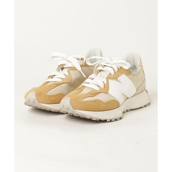 「New Balance」 ローカットスニーカー 24.5cm ベージュ レディース