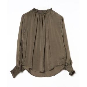 「COTORICA」 長袖ブラウス MEDIUM グリーン レディース