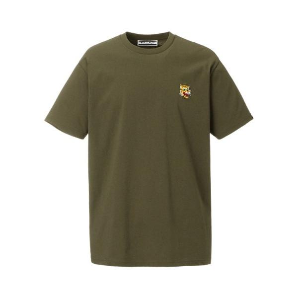 「Onitsuka Tiger」 半袖Tシャツ S グリーン レディース