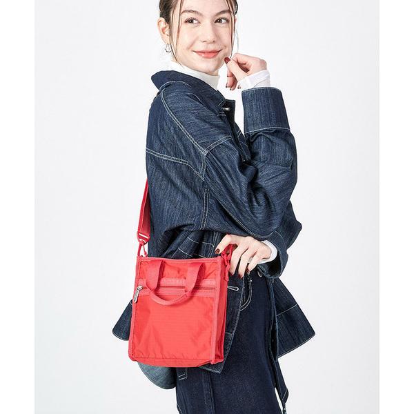 「LeSportsac」 2WAYバッグ FREE レッド レディース
