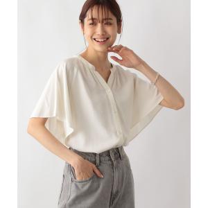 「GLOBAL WORK」 ノースリーブブラウス SMALL オフホワイト レディース