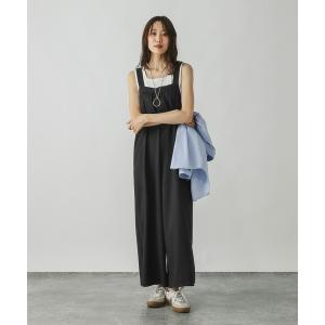 「GLOBAL WORK」 オーバーオール MEDIUM スミクロ レディース