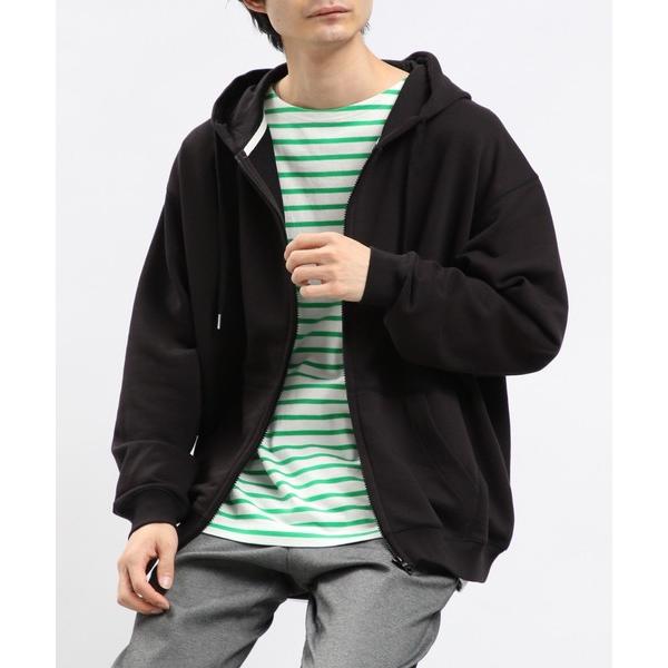 「GLOBAL WORK Smile Seed Store」 ジップアップパーカー MEDIUM ブ...