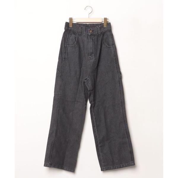 「Java」 デニムパンツ MEDIUM ブラック レディース