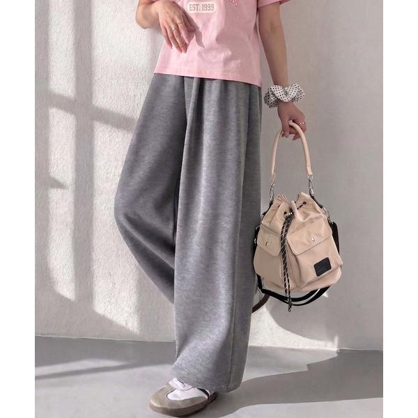 「Java」 パンツ LARGE チャコール レディース