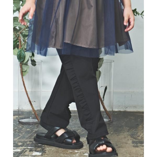 パンツ ナイロンワッシャーフリルパンツ キッズ 子供服 女の子