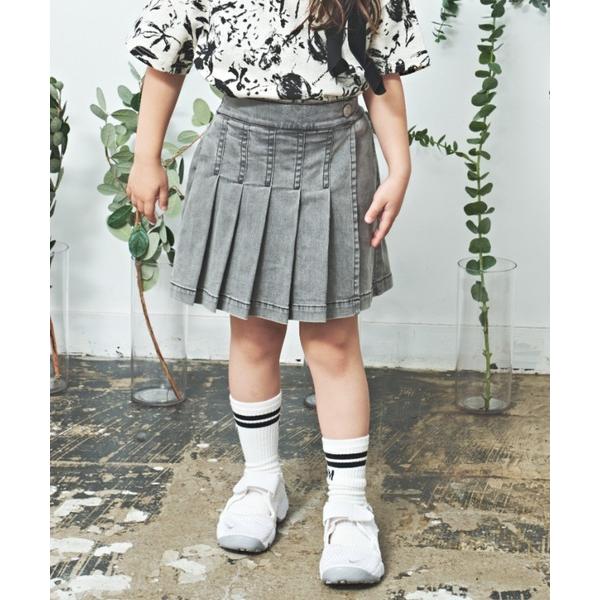 ハーフパンツ パンツ 短パン 接触冷感ブリーチキュロットスカート キッズ 子供服 女の子