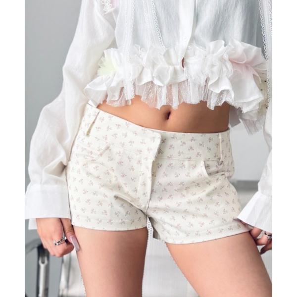 パンツ 「ボタニカル」ショートホットパンツ レディース