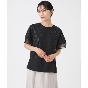 tシャツ 「日傘レベルの遮熱効果」「接触冷感・遮熱・UV対策・ウォッシャブル」ミネラルテックスパフスリーブカットソー レディース