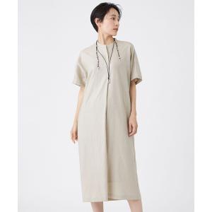 ワンピース 「カタログ掲載」「接触冷感・マシンウォッシャブル」ファージュストレッチワンピース