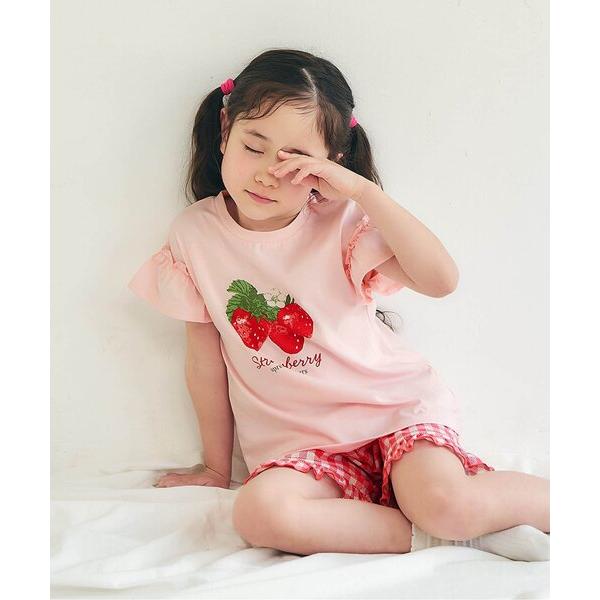 パジャマ 「接触冷感/吸水速乾」ひんやりバラエティGIRLS半袖パジャマ キッズ 子供 女の子