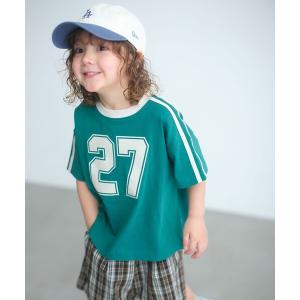 tシャツ 「WEB限定」ナンバープリント Tシャツ/ キッズ 100cm-160cm キッズ 子供服 男の子 女の子