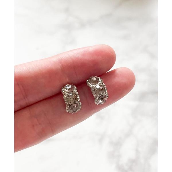 ピアス YU-KA:トリプルビジュースタッズミニピアス Triple bijou Stud Mini...