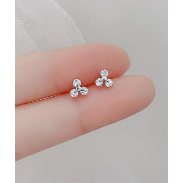 ピアス YU-KA:トライアングルビジュー ミニピアス Triangle Bijou Mini Ea...