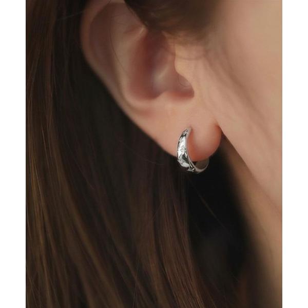 フープ ピアス YU-KA:アンティークライクぷっくりフープピアス Antique-style pu...