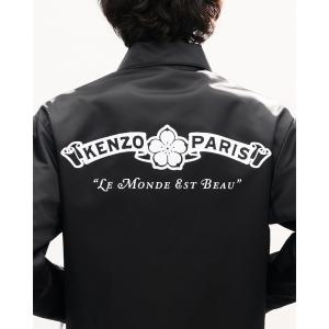 ブルゾン アウター 'KENZO Paris Emblem' ジップ コーチ ジャケット イン コーテッド ナイロン メンズ