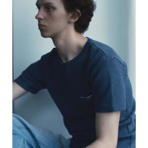 tシャツ NAUTICA/ノーティカ Essentials タイトフィット S/S クルーネック ワッフル ピグメントTシャツ メンズ レディース