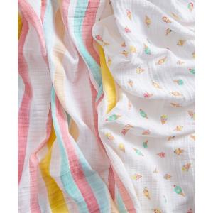 マタニティ aden + anais  おくるみスワドル アイスクリーム 2枚