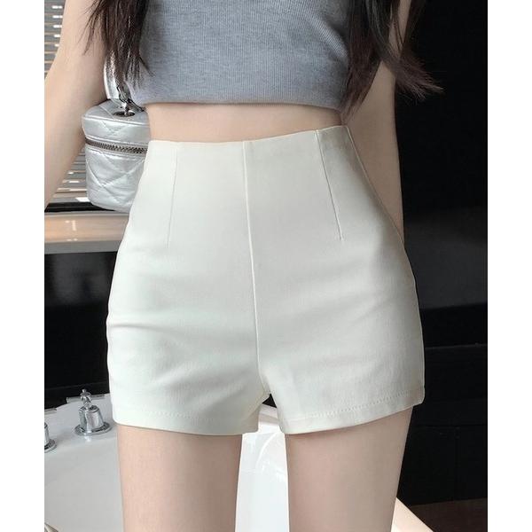 パンツ ハイウエストストレッチマイクロショートパンツ レディース