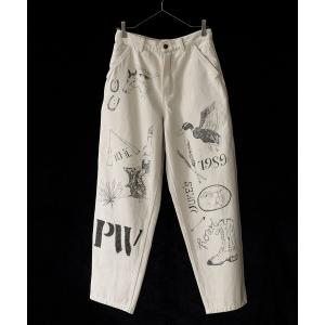 ワイドパンツ パンツ 「Swell Vintage × UNION HERCULES MADE」ワークパンツ メンズ レディース