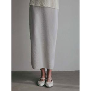ロング スカート コットンシルクタイトスカート