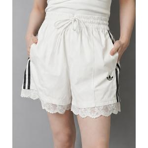 パンツ 「adidas/アディダス」ショートパンツ/裾レース/アディカラー レース トリム スリーストライプス ショーツ レディース