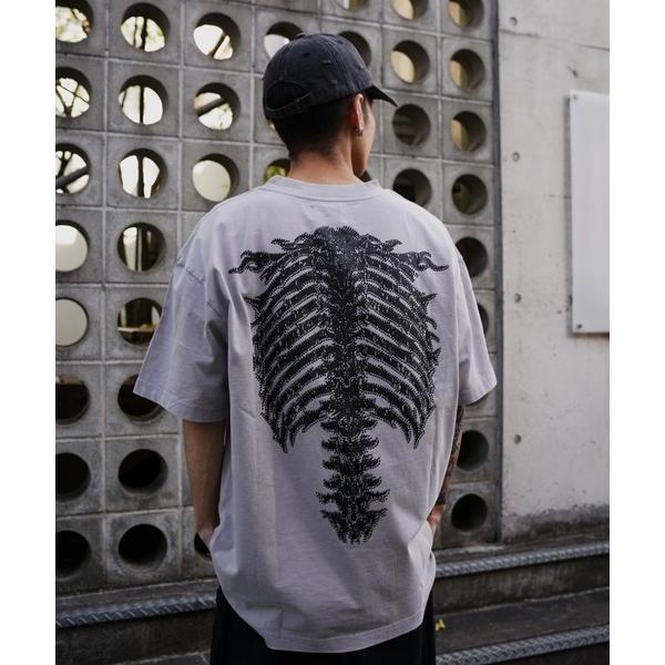 tシャツ SUPPLIER/サプライヤー/LHP別注 Rhinestone Fire Bones T...
