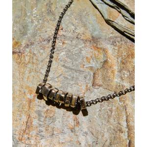 アレルギー対応 ネックレス HARIM ハリム / SILVER ROCK BEADS CHAIN NECKLACE シルバー925ロックビーズサージカルステンレスチェーンネックレス / ST-HRP…