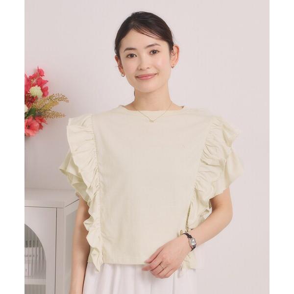tシャツ 半袖 「Lee」 RUFFLESLEEVES TEE レディース