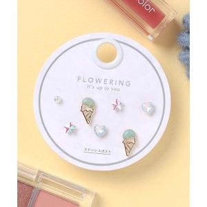 ピアス プラネット/スター/リボン/セットピアス レディース