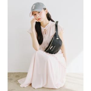 ワンピース 夏 フリルティアードワンピース