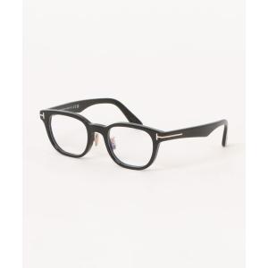 伊達メガネ メガネ 眼鏡 「TOM FORD/トムフォード」スクエア メガネ TF6020-D-B 001 49 PCメガネ ブルーライトカット メンズ レディース